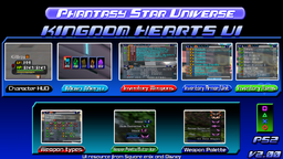 Kingdom Hearts UI