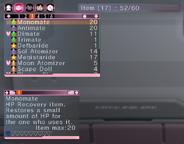 Eros Pink Items Inventory