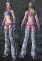 Pink Casoyal-set front/back