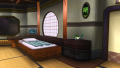 Bed area.