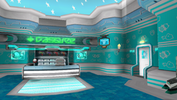 Kakwane Cyan Room Shop Counter